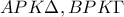 APK\Delta, BPK\Gamma