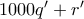 1000q' + r'