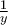 \frac{1}{y}