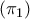 \left( {{\pi _1}} \right)