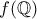 f(\mathbb{Q})