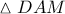 \vartriangle DAM