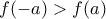 f(-a)>f(a)