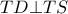 TD \bot TS