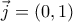 \vec{j}=(0,1)