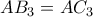 AB_{3}=AC_{3}