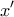 \displaystyle{x'}