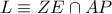 L\equiv ZE\cap AP