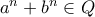 a^n+b^n \in Q