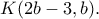 K(2b-3,b). K(2b-3,b).