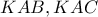 KAB,KAC