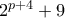 2^{p+4}+9