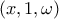(x,1,\omega)