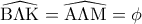 \displaystyle 
\widehat{{\rm B}\Lambda {\rm K}} = \widehat{{\rm A}\Lambda {\rm M}} = \phi