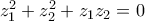 z_1^2+z_2^2+z_1z_2=0