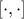 \left [ \cdot, \cdot \right ]