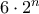 6\cdot 2^n