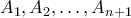 A_1,A_2,\ldots,A_{n+1}