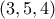 \left( {3,5,4} \right) \left( {3,5,4} \right)