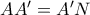 AA' = A'N