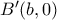 B'(b,0)