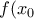 f(x_{0}