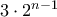 3 \cdot 2^{n-1}