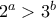 2^a > 3^b