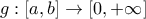 g:[a,b]\rightarrow [0,+\infty ]
