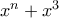 x^n + x^3