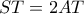 ST=2AT