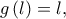 g\left( l\right) =l,