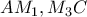 AM_1 , M_3C