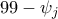 99 - \psi_j