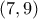 (7,9)