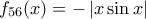 f_{56}(x)=-\left | x\sin x \right | f_{56}(x)=-\left | x\sin x \right |