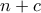 n+c
