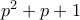 p^2+p+1