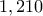 1,210 1,210