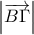 \displaystyle{\left| {\overrightarrow {B\Gamma } } \right|}