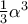 \frac{1}{3}\alpha ^{3}