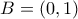 B = (0,1)