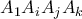 A_{1}A_{i}A_{j}A_{k}