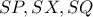 SP,SX,SQ