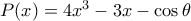 P(x)=4x^3-3x-\cos{\theta}
