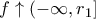 f \uparrow (- \infty, r_1]