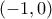 \displaystyle (-1,0)