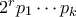 2^r p_1 \cdots p_k