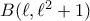 B(\ell,\ell^2+1)