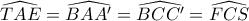 \widehat{TAE}=\widehat{BAA'}=\widehat{BCC'}=\widehat{FCS}